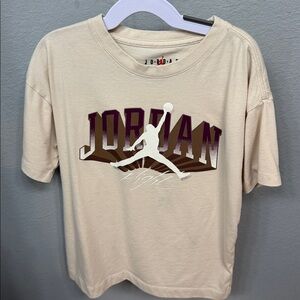 Jordan Beige Logo T-Shirt